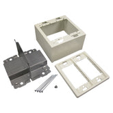 Legrand - Wiremold V2444D-2A 2400D Series Divided 2-Gang Device Box Fitting